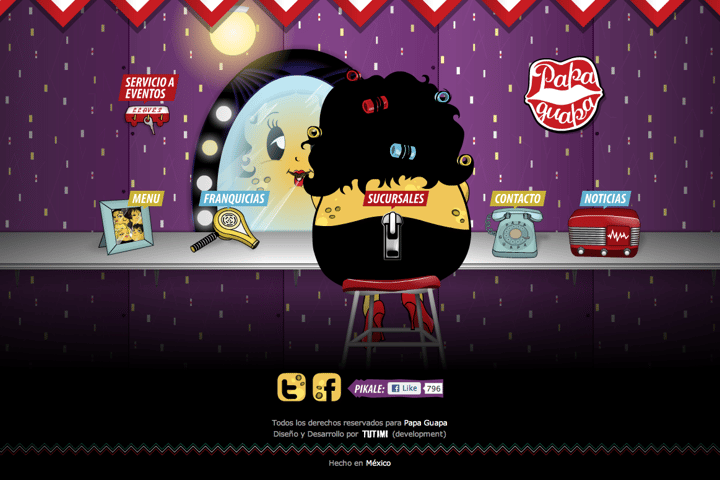 Papa Guapa website preview